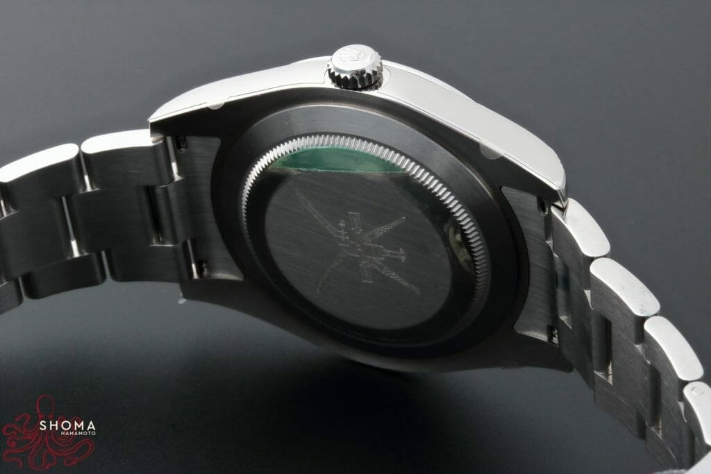 Rolex Datejust with the Khanjar engraving on the case back - Shoma Hamamoto